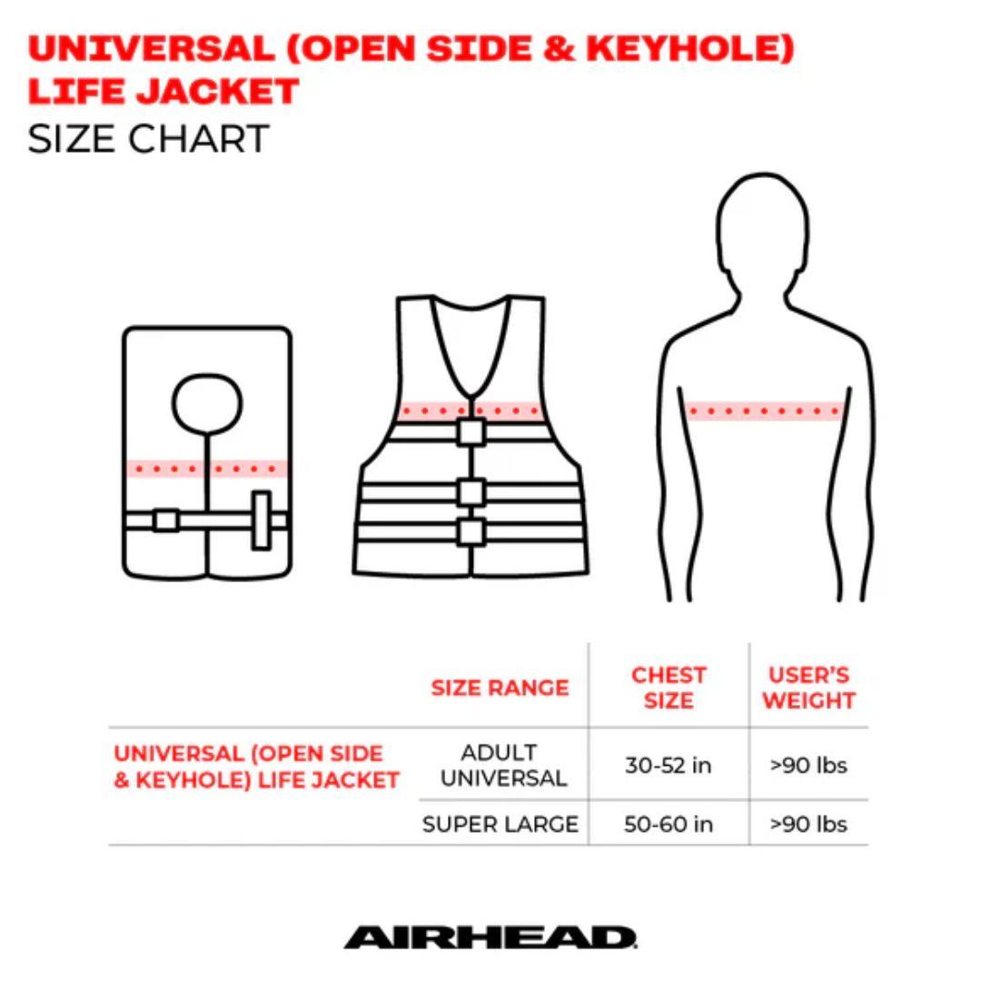 Airhead Adult Universal CGA General Boating Life Vest
